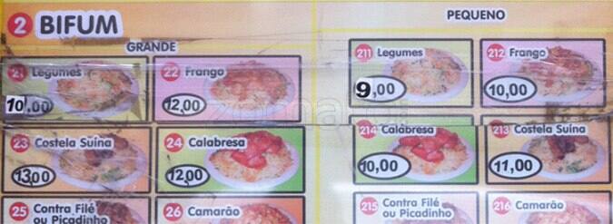 Yakisoba Mix cardápio