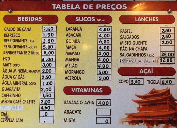 Yakisoba Mix cardápio