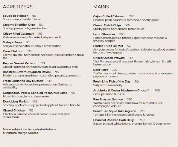 Menu At 9th Avenue Waterside Restaurant Durban 2 Maritime Pl menu-at-9th-avenue-waterside-restaurant-durban-2-maritime-pl
