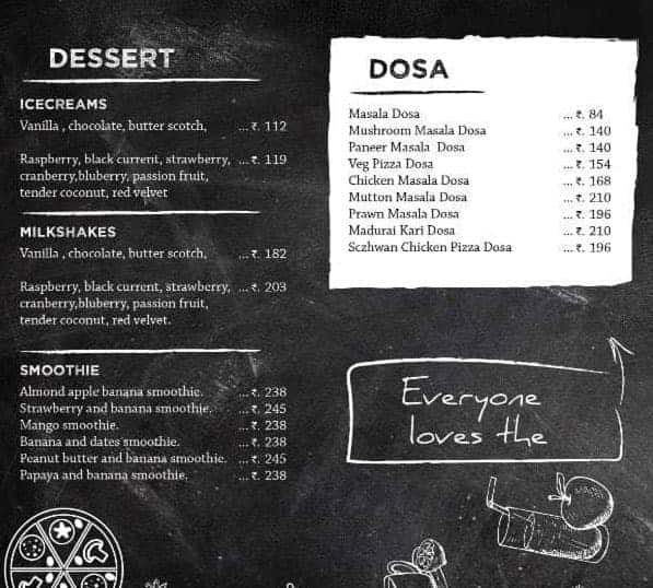 Menu of VAP Club, Lakshmi Mills, Coimbatore Menu of VAP Club, Lakshmi Mills, Coimbatore