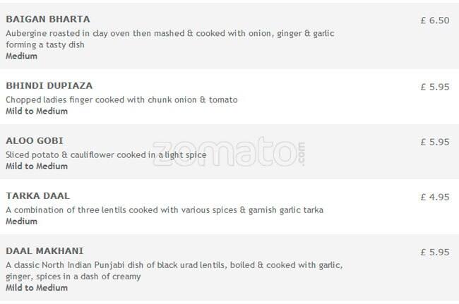 Carta de Chilli Bite