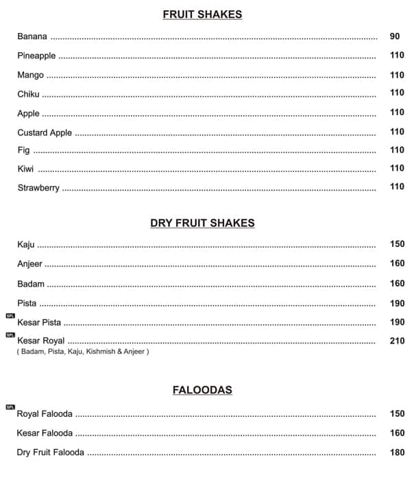 Blueberry - The Cake Cafe menu