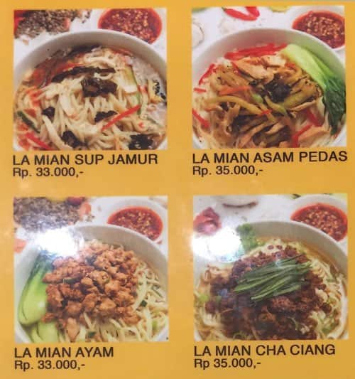 Jing Du La Mian Sui Kiaw Menu Zomato Indonesia