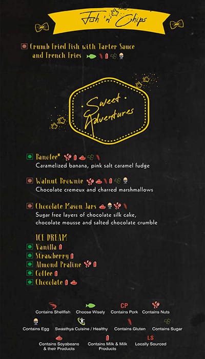 Highland Nectar - ITC Gardenia - Restaurants In Bengaluru menu