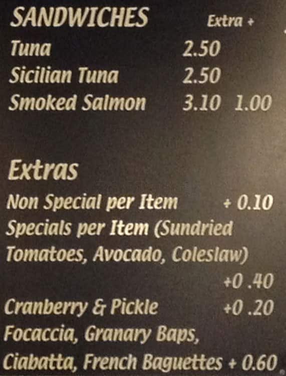 Hoxtons menu