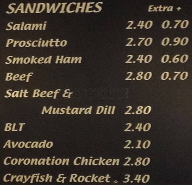Hoxtons menu