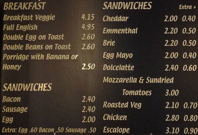 Hoxtons menu