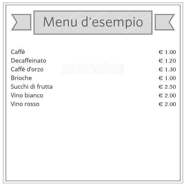 Menu di Bar Grandi 