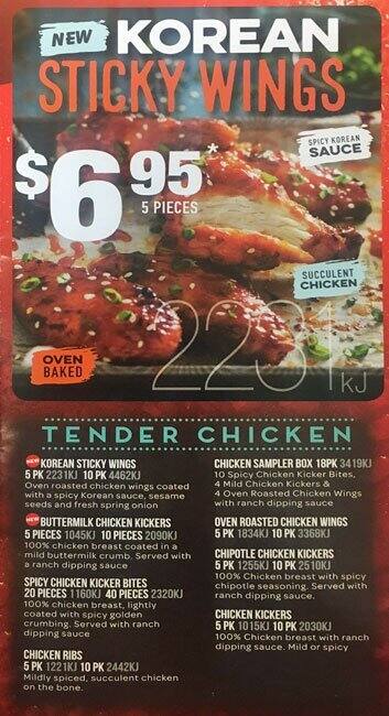 Domino's menu