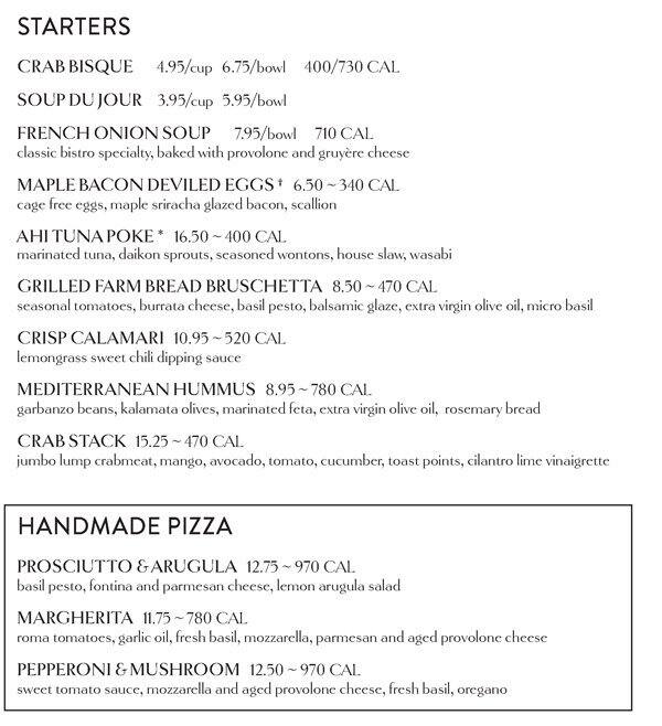 Bazille menu