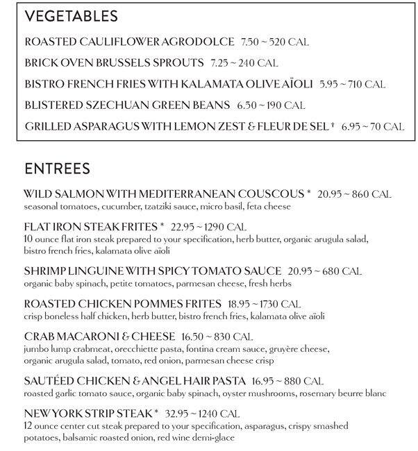Bazille menu