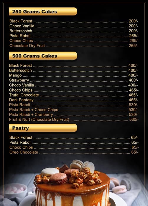 Menu of Cakes & Shakes, Ulhasnagar, Thane