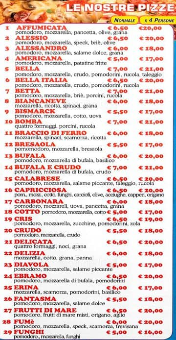 Menu di Ebramo 4 