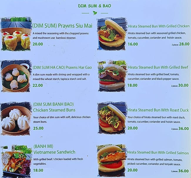 Menu at Vietnamese Snack Food Cafe Restaurant JLT Branch, Dubai