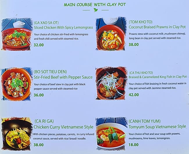 Menu at Vietnamese Snack Food Cafe Restaurant JLT Branch, Dubai