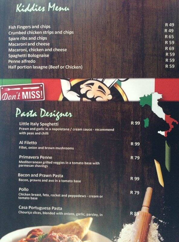 Menu At Little Italy Pizzeria Johannesburg Joan Road   95e4bf73ab480706bae495c611c1d8bd 