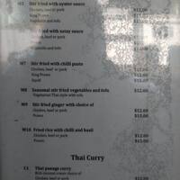 Jasmine Thai Takeaway Menu Menu Untuk Jasmine Thai Takeaway Karori Wellington City