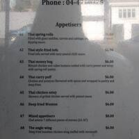 Jasmine Thai Takeaway Menu Menu Untuk Jasmine Thai Takeaway Karori Wellington City