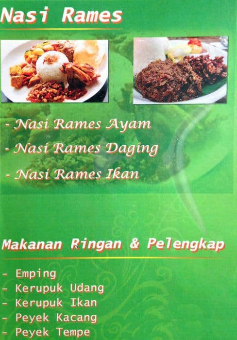 Dutaresto menu