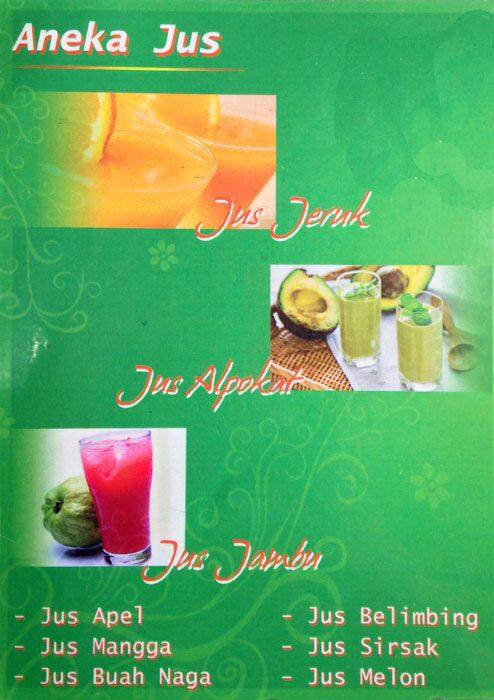 Dutaresto menu