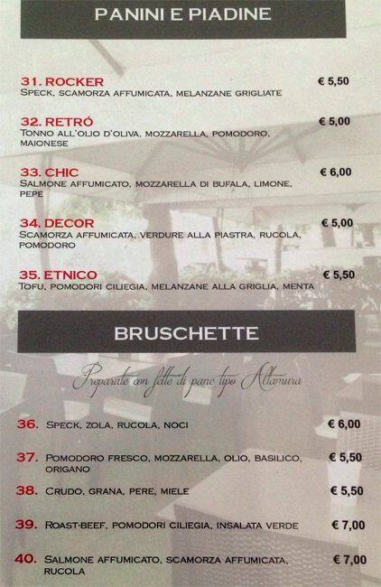 Menu di Emporio 56 