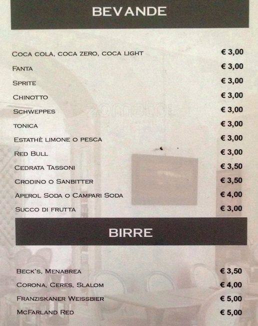 Menu di Emporio 56 