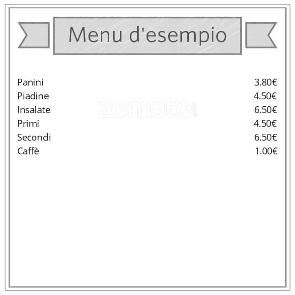 Menu di Pitti Caffè Bistrot 