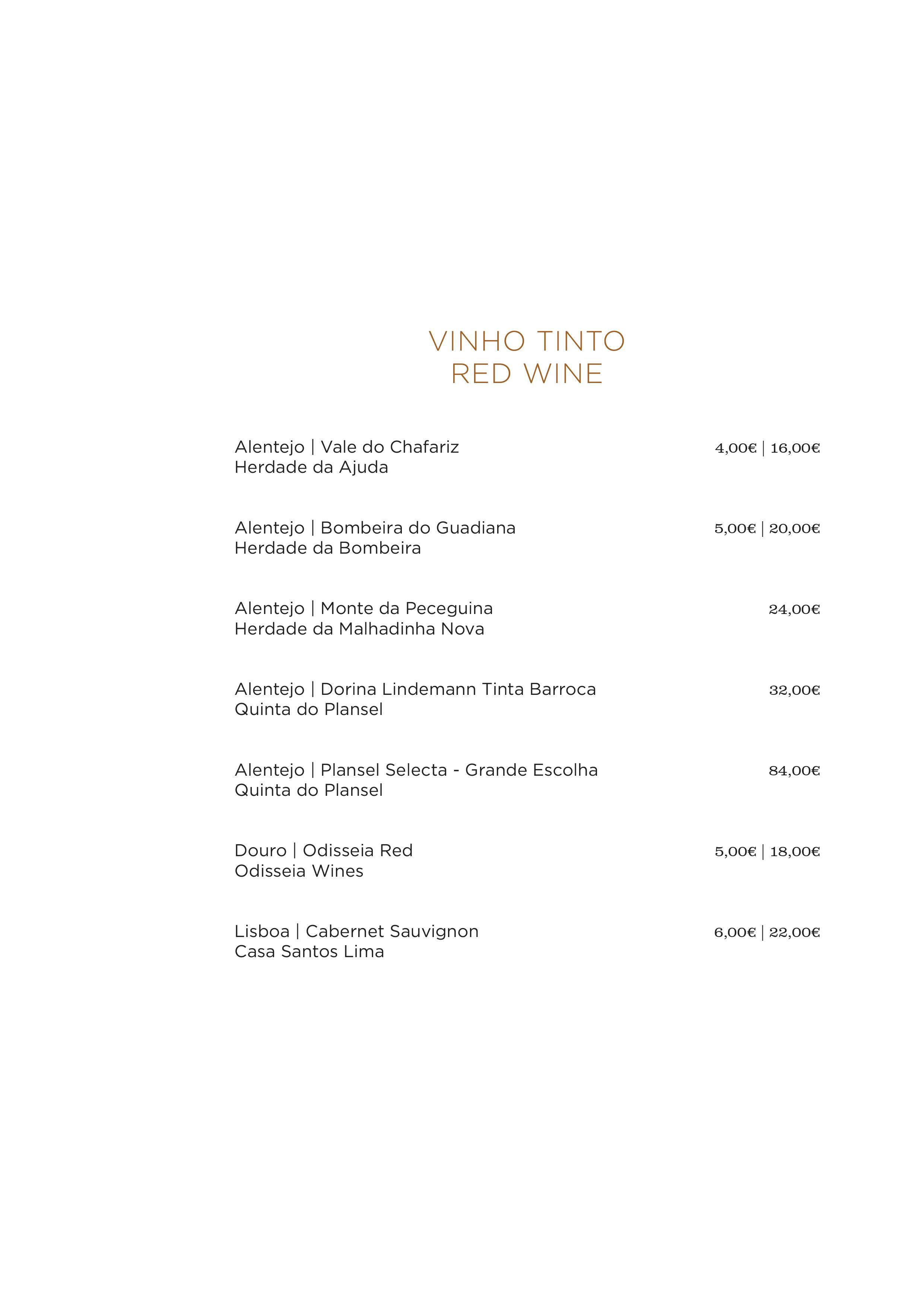 Menu at Gin Lovers pub & bar, Lisbon, Praça do Príncipe Real 26