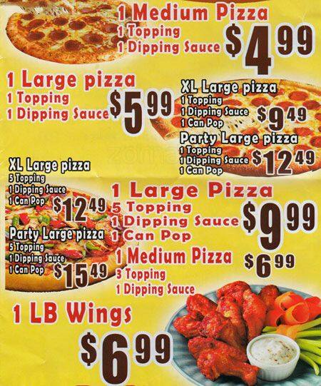 Pizza Boys 2 Menu Menu For Pizza Boys 2 Scarborough Toronto