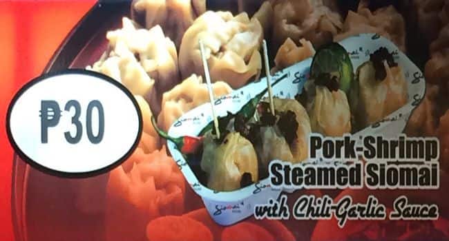 Siomai House Menu, Menu for Siomai House, Filinvest City ...