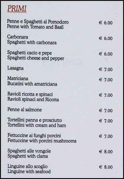 Menu di Gengi Cafe' 