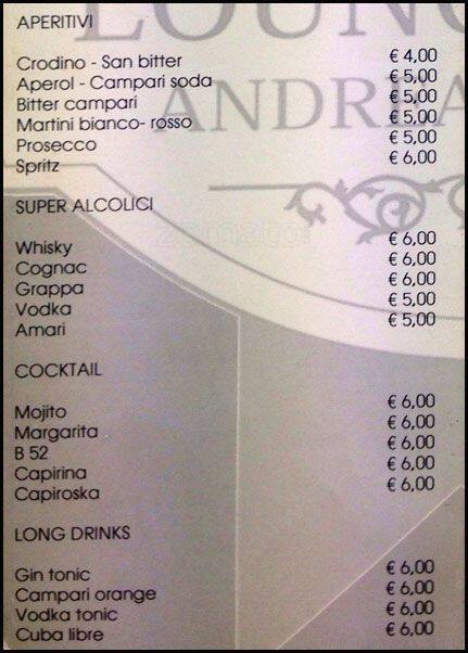 Menu di Gengi Cafe' 