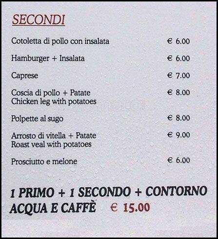 Menu di Gengi Cafe' 