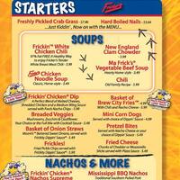 Frickers Menu Menu For Frickers Miamisburg Dayton Frickers Menu Menu For Frickers Miamisburg Dayton