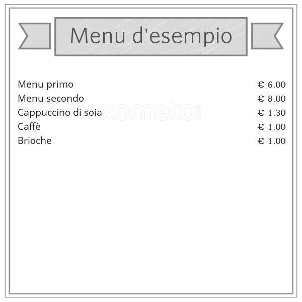 Menu di Bar Gio 