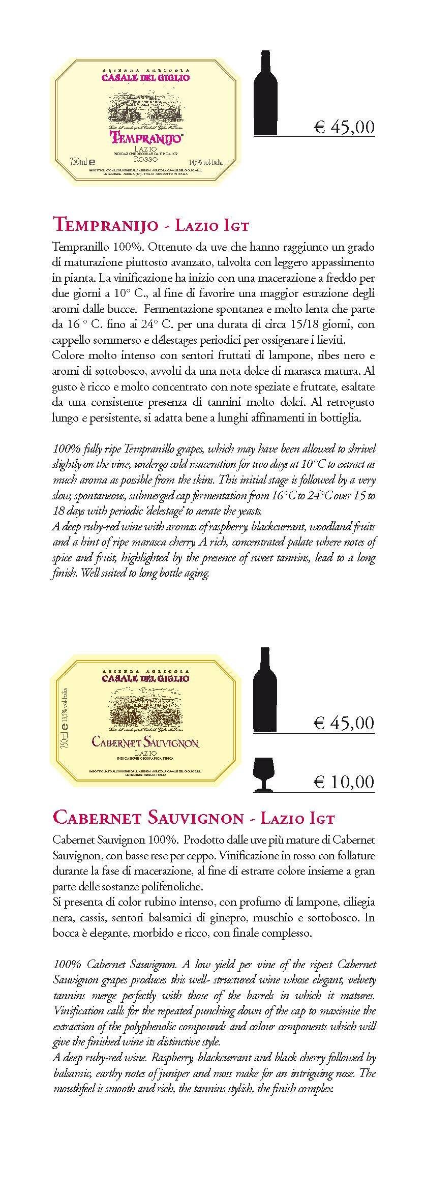 Menu di Hotel Indigo Rome - St. George Rome 
