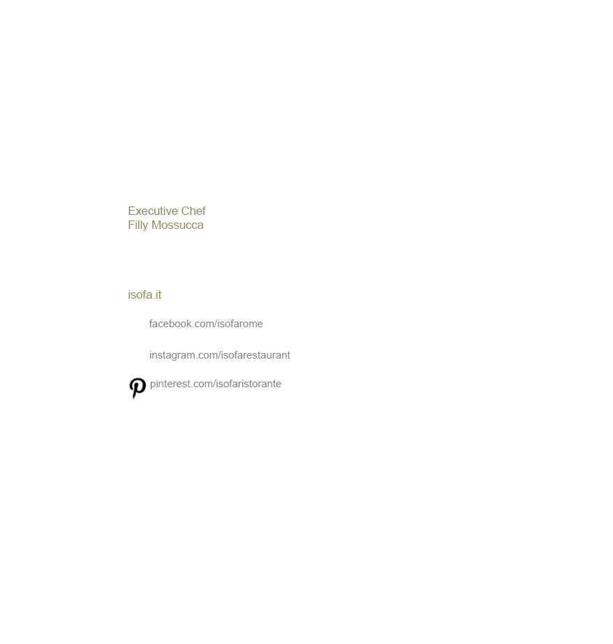 Menu di Hotel Indigo Rome - St. George Rome 