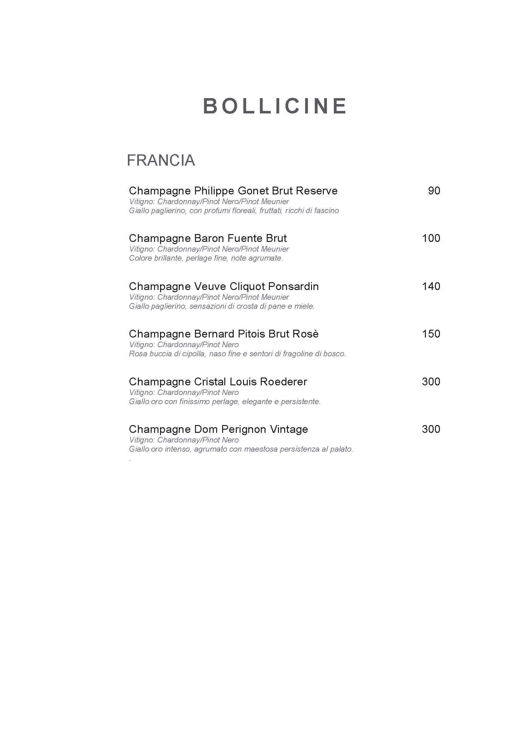 Menu di Hotel Indigo Rome - St. George Rome 