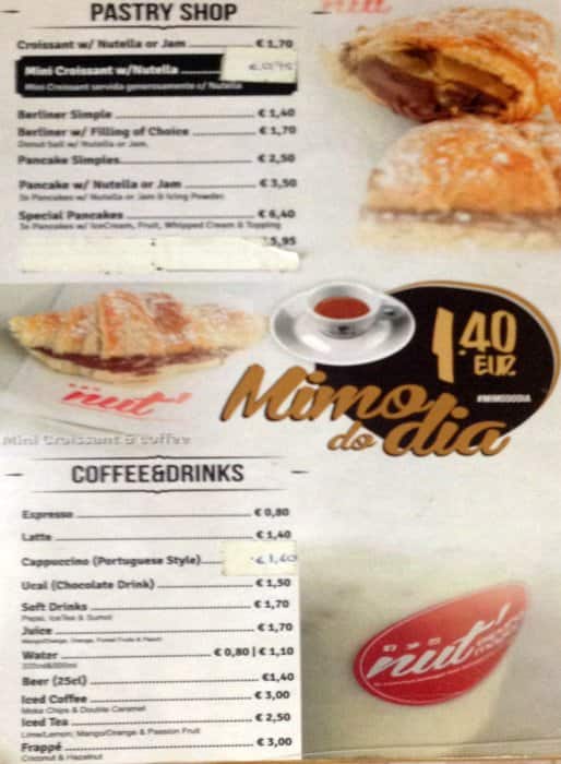 Menu at TwoToo Bubble Tea Cascais desserts, Cascais