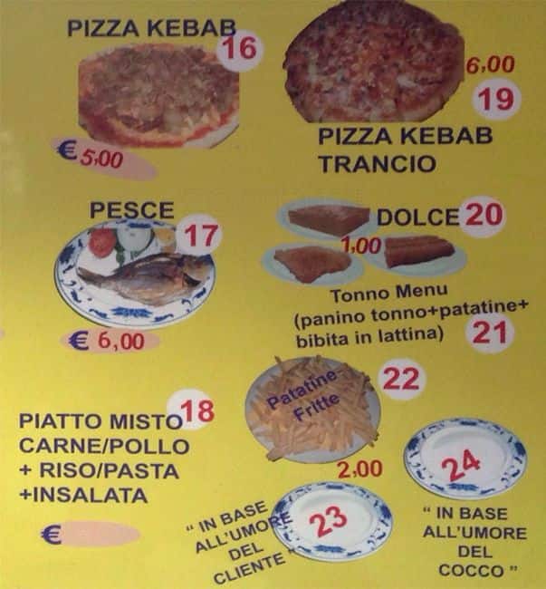 Menu di Asian Takeway 