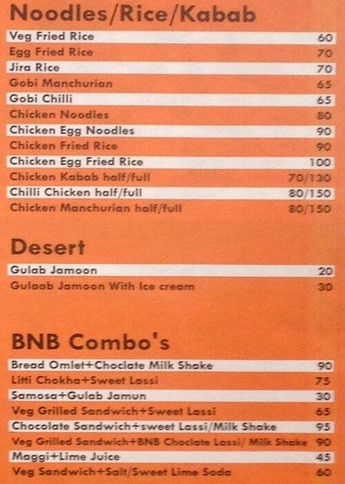 Brew Nation Bangalore menu