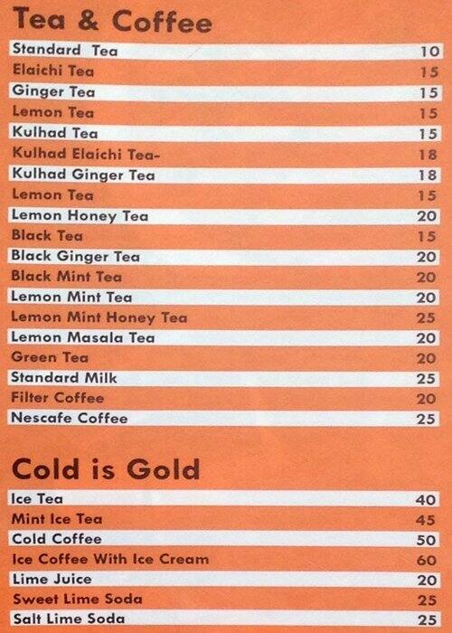 Brew Nation Bangalore menu