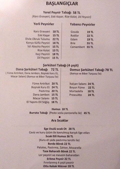 bordo saraphane menu menu for bordo saraphane kadikoy merkez istanbul