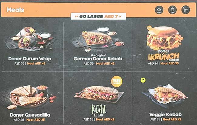 Menu At German Doner Kebab Restaurant, Dubai, Shop No.5, JLT Cluster W ...