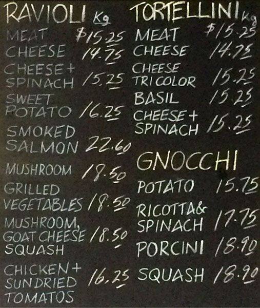 Pasta Co. Menu, Menu for Pasta Co., North York, Toronto Urbanspoon/Zomato