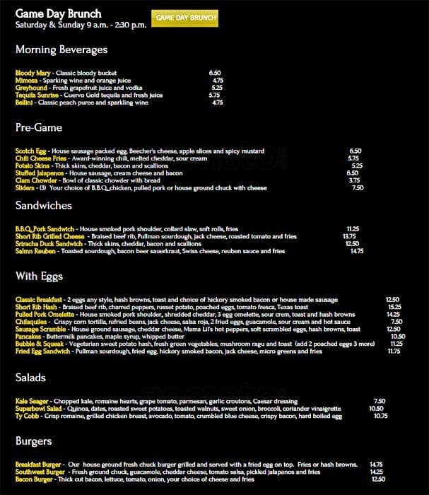 Menu at The Plate & Pint pub & bar, Bainbridge Island