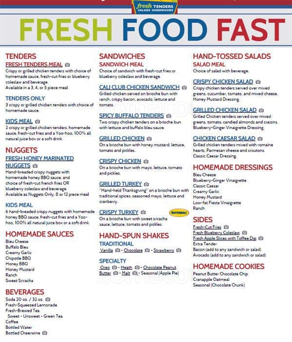 PDQ Menu, Menu for PDQ, Concord Mills, Charlotte Urbanspoon/Zomato PDQ Menu, Menu for PDQ, Concord Mills, Charlotte Urbanspoon/Zomato