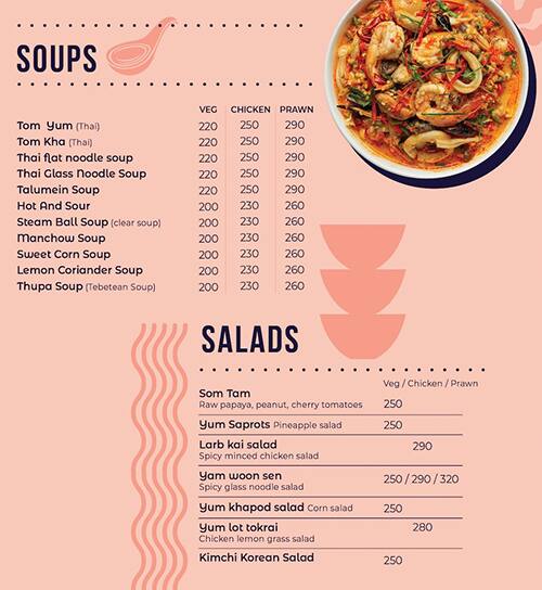 PhiPhi menu