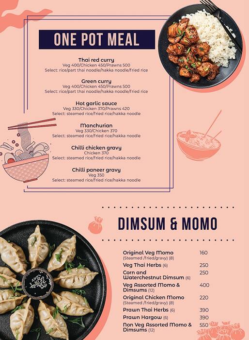 PhiPhi menu