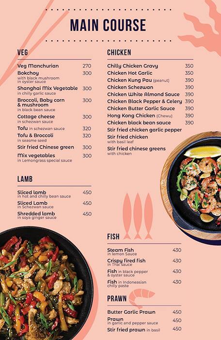 PhiPhi menu